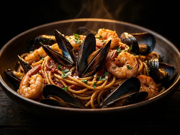 Spaghetti Frutti di Mare mit Meeresfrüchten